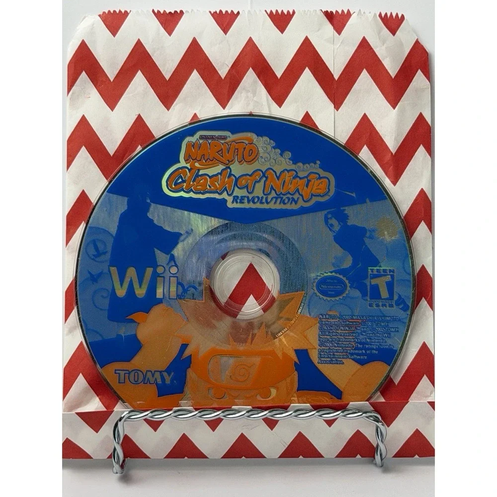 Naruto: Clash of Ninja Revolution Nintendo Wii 2007 No Manual Disc Only